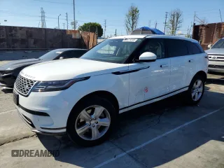 2023 Land Rover Range Rover Velar S with VIN SALYJ2EXXPA350668, listed as a Copart auction lot 50573235 with 20,216 mi miles and Salvage title. Bid and sale history available at DreamBid. Image 1.