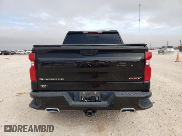 2022 Chevrolet Silverado 1500 RST with VIN 1GCUDEET9NZ502028, listed as a Copart auction lot 44854605 with 50,146 mi miles and Salvage Title. Bid and sale history available at DreamBid. Image 6.