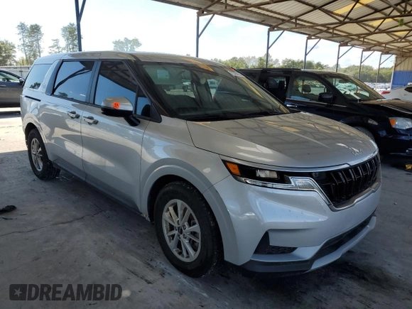 2023 Kia Carnival LX with VIN KNDNB4H38P6272146, listed as a Copart auction lot 73783734 with 46,895 mi miles and Salvage Title. Bid and sale history available at carsss.com. Image 4.