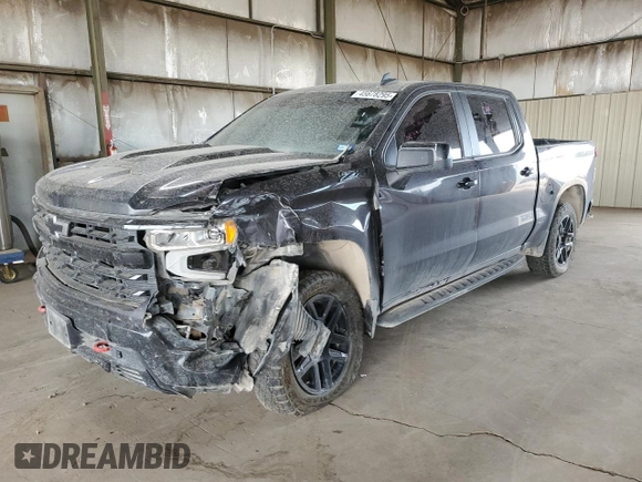 2023 Chevrolet Silverado 1500 LT Trail Boss with VIN 3GCUDFE80PG269161, listed as a Copart auction lot 45678295 with Not Provided miles and Clean Title. Bid and sale history available at DreamBid. Image 1.