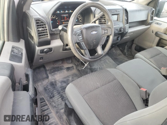 2018 Ford F-150 XL with VIN 1FTMF1CB8JKD06260, listed as a Copart auction lot 43702775 with 97,910 mi miles and Salvage Title. Bid and sale history available at carsss.com. Image 8.