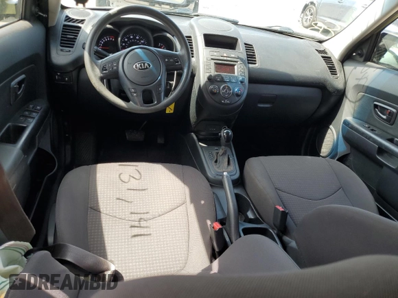 2013 Kia Soul with VIN KNDJT2A59D7614446, listed as a Copart auction lot 53875275 with 131,141 mi miles and Salvage Title. Bid and sale history available at DreamBid. Image 8.