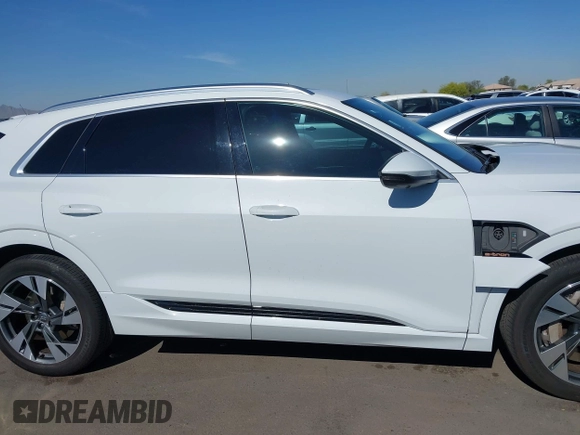 2021 Audi e-tron Premium Plus with VIN WA1LAAGE6MB002079, listed as a IAAI auction lot 42116578 with 48,357 mi miles. Bid and sale history available at carsss.com. Image 13.