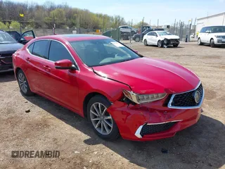 2018 Acura TLX Technology z VIN 19UUB1F57JA001535, wystawiony jako IAAI lot #42120787 z przebiegiem 79 505 mil mil oraz . Historia ofert i sprzedaży dostępna na DreamBid. Obrazek 1.