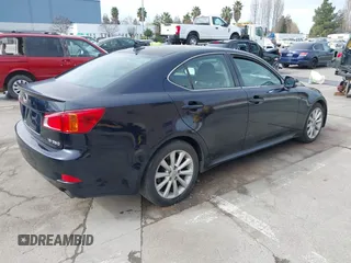 2009 Lexus IS 250 with VIN JTHBK262195104051, listed as a IAAI auction lot 41560910 with 222,113 mi miles. Bid and sale history available at carsss.com. Image 4.