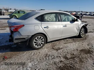 2019 Nissan Sentra SV with VIN 3N1AB7AP8KY316924, listed as a Copart auction lot 46639415 with Not Provided miles and Salvage Title. Bid and sale history available at DreamBid. Image 3.