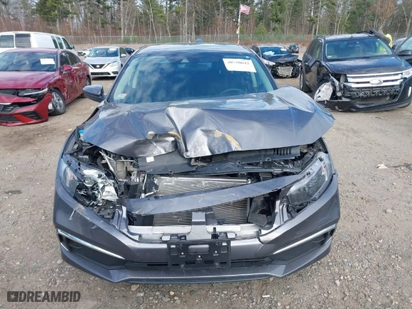 2019 Honda Civic Sedan LX with VIN 2HGFC2F69KH529939, listed as a IAAI auction lot 40730643 with NaN miles. Bid and sale history available at carsss.com. Image 12.