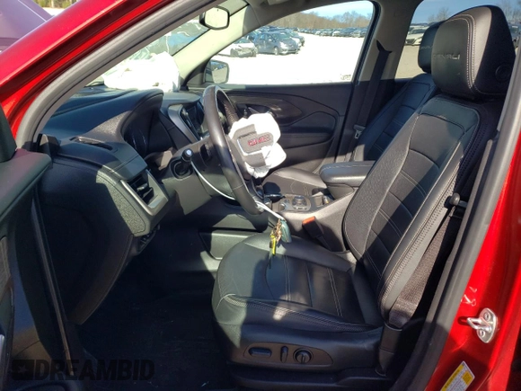 2022 GMC Terrain Denali with VIN 3GKALXEV9NL183440, listed as a Copart auction lot 80845864 with 17,241 mi miles and Salvage title. Bid and sale history available at DreamBid. Image 7.