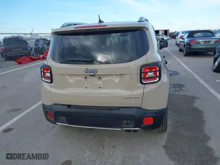 2016 Jeep Renegade Limited with VIN ZACCJADTXGPC74363, listed as a IAAI auction lot 41827735 with 105,446 mi miles. Bid and sale history available at carsss.com. Image 17.