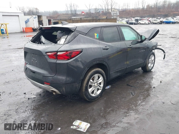 2021 Chevrolet Blazer LT z VIN 3GNKBHR46MS522595, wystawiony jako IAAI lot #41683458 z przebiegiem 93 613 mil mil oraz . Historia ofert i sprzedaży dostępna na DreamBid. Obrazek 4.