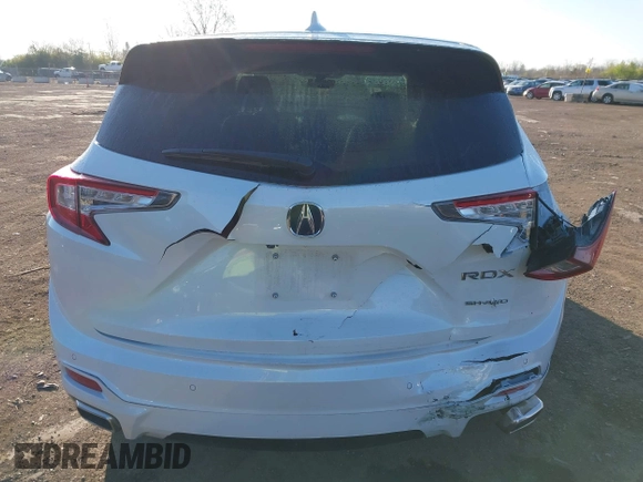 2025 Acura RDX Advance with VIN 5J8TC2H70SL008488, listed as a IAAI auction lot 42026105 with 9,770 mi miles and . Bid and sale history available at DreamBid. Image 16.