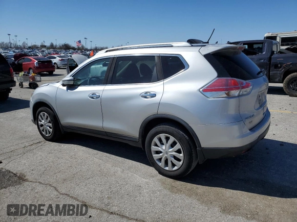 2016 Nissan Rogue S z VIN KNMAT2MV3GP714199, wystawiony jako Copart lot #49898885 z przebiegiem 97 590 mil mil oraz Szkoda całkowita • Salvage title. Historia ofert i sprzedaży dostępna na DreamBid. Obrazek 2.