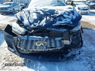 2023 Infiniti QX55 Luxe with VIN 3PCAJ5JR2PF114136, listed as a IAAI auction lot 41395653 with Not provided miles and . Bid and sale history available at DreamBid. Image 6.