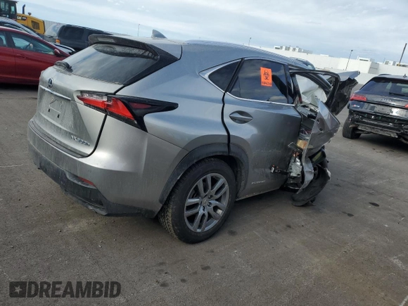 2015 Lexus NX 300h with VIN JTJBJRBZ4F2020395, listed as a Copart auction lot 43951295 with Not provided miles and Salvage title. Bid and sale history available at DreamBid. Image 3.