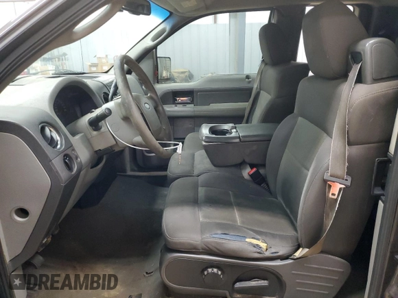 2006 Ford F-150 STX with VIN 1FTRX14W66NA37122, listed as a Copart auction lot 82414464 with 235,736 mi miles and Salvage title. Bid and sale history available at DreamBid. Image 7.