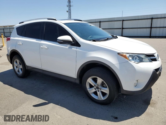 2013 Toyota RAV4 XLE with VIN JTMWFREV1D5016427, listed as a Copart auction lot 60361685 with 130,283 mi miles and Salvage title. Bid and sale history available at DreamBid. Image 4.