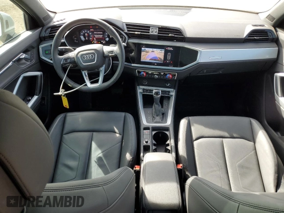 2021 Audi Q3 S line Premium with VIN WA1DECF32M1040693, listed as a Copart auction lot 53124635 with 11,191 mi miles and Salvage Title. Bid and sale history available at DreamBid. Image 8.