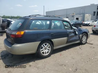 2001 Subaru Legacy Outback with VIN 4S3BH665117647684, listed as a Copart auction lot 59382635 with 138,574 mi miles and Salvage title. Bid and sale history available at DreamBid. Image 3.