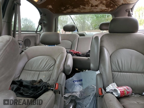 2001 Chrysler Town & Country Limited with VIN 2C8GP64L51R208544, listed as a Copart auction lot 53627495 with 0 mi miles and Salvage Title. Bid and sale history available at carsss.com. Image 10.