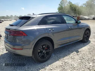 2021 Audi Q8 Premium Plus with VIN WA1BVAF10MD034366, listed as a Copart auction lot 59676554 with 50,640 mi miles and Salvage Title. Bid and sale history available at carsss.com. Image 3.