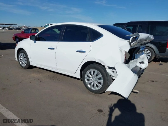 2017 Nissan Sentra S with VIN 3N1AB7AP6HY367847, listed as a IAAI auction lot 41877643 with 136,646 mi miles. Bid and sale history available at carsss.com. Image 3.