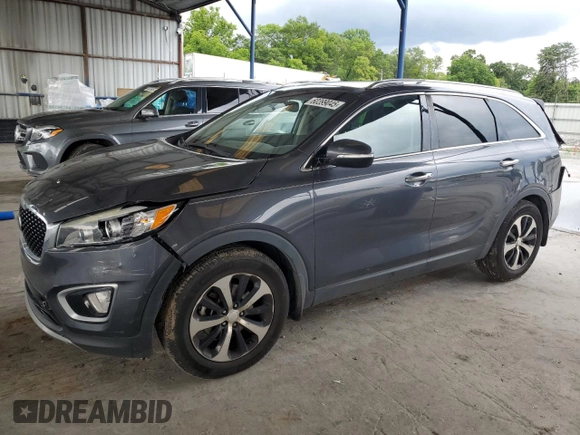 2016 Kia Sorento EX with VIN 5XYPH4A57GG182521, listed as a Copart auction lot 60399045 with 164,806 mi miles and Salvage title. Bid and sale history available at DreamBid. Image 1.