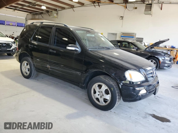 2003 Mercedes-Benz M-Class 3.2L with VIN 4JGAB54EX3A397258, listed as a Copart auction lot 67455154 with 176,642 mi miles and Salvage Title. Bid and sale history available at carsss.com. Image 4.