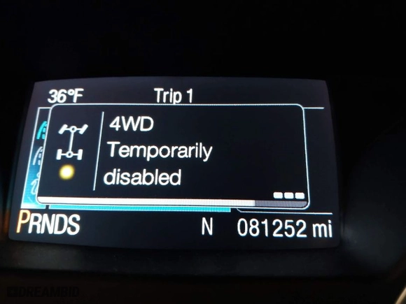 2015 Ford Escape Titanium with VIN 1FMCU9JX6FUA63473, listed as a IAAI auction lot 41816356 with 81,252 mi miles. Bid and sale history available at carsss.com. Image 7.