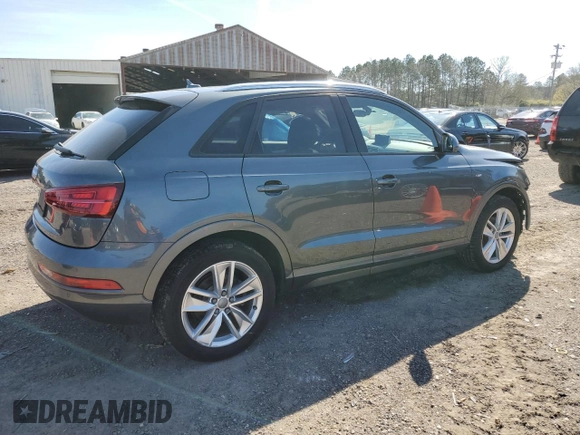 2018 Audi Q3 Premium with VIN WA1BCCFS2JR000826, listed as a Copart auction lot 41724573 with 45,713 mi miles. Bid and sale history available at carsss.com. Image 3.
