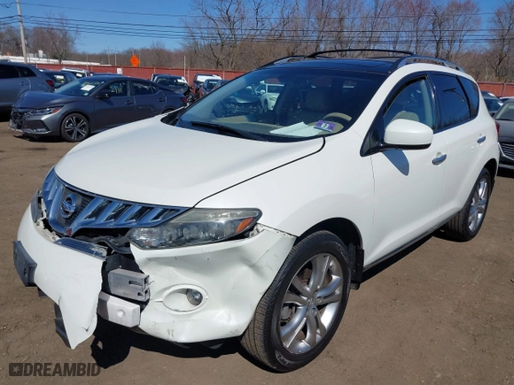2009 Nissan Murano SL with VIN JN8AZ18W19W113804, listed as a IAAI auction lot 41802043 with 107,803 mi miles. Bid and sale history available at carsss.com. Image 6.