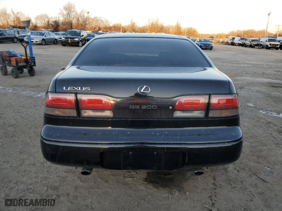 1993 Lexus GS 300 with VIN JT8JS47E8P0035238, listed as a Copart auction lot 41337235 with 164,464 mi miles and Salvage Title. Bid and sale history available at carsss.com. Image 6.