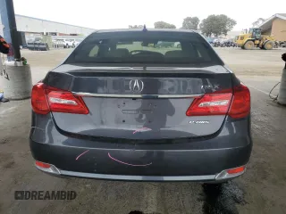 2014 Acura RLX Technology with VIN JH4KC1F51EC004264, listed as a Copart auction lot 65456925 with 77,382 mi miles and Salvage title. Bid and sale history available at DreamBid. Image 6.