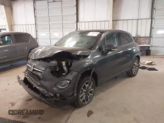 2021 FIAT 500X Trekking with VIN ZFBNF3B17MP909591, listed as a IAAI auction lot 41256551 with 58,688 mi miles and . Bid and sale history available at DreamBid. Image 17.