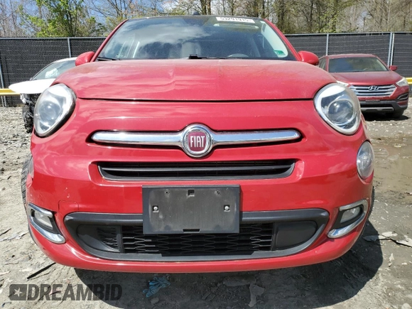 2016 FIAT 500X Lounge z VIN ZFBCFYDT4GP389082, wystawiony jako Copart lot #53291915 z przebiegiem 117 153 mil mil oraz Szkoda całkowita • Salvage title. Historia ofert i sprzedaży dostępna na DreamBid. Obrazek 5.
