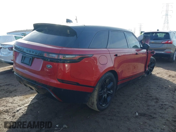 2022 Land Rover Range Rover Velar R-Dynamic S with VIN SALYT2EX1NA343938, listed as a IAAI auction lot 41492043 with 17,500 mi miles and . Bid and sale history available at DreamBid. Image 4.