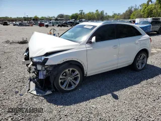 2016 Audi Q3 Premium Plus with VIN WA1BFCFS5GR024490, listed as a Copart auction lot 49300065 with 82,331 mi miles and Salvage Title. Bid and sale history available at carsss.com. Image 1.