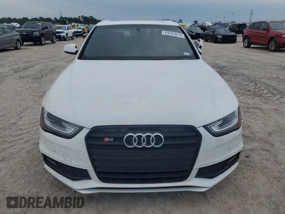 2015 Audi S4 Prestige with VIN WAUKGAFLXFA009493, listed as a Copart auction lot 69283674 with 96,559 mi miles and Salvage Title. Bid and sale history available at carsss.com. Image 5.