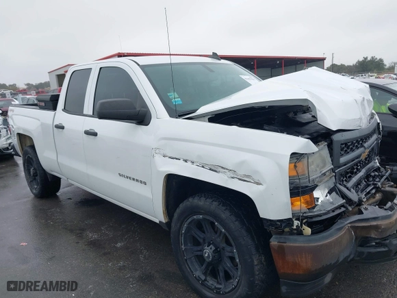 2015 Chevrolet Silverado 1500 LS with VIN 1GCVKPEC9FZ248683, listed as a IAAI auction lot 41427591 with 210,449 mi miles. Bid and sale history available at carsss.com. Image 1.