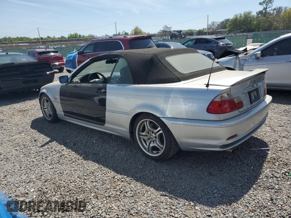 2001 BMW 3 Series 330Ci with VIN WBABS534X1JU84136, listed as a Copart auction lot 49311545 with 141,865 mi miles and Clean Title. Bid and sale history available at carsss.com. Image 2.