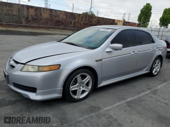 2005 Acura TL with VIN 19UUA66295A003038, listed as a Copart auction lot 53186805 with 192,533 mi miles and Clean Title. Bid and sale history available at carsss.com. Image 1.