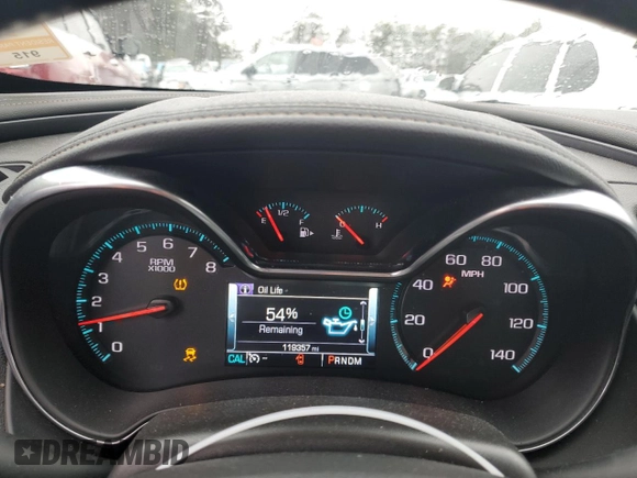 2018 Chevrolet Impala LT with VIN 2G1105S38J9126762, listed as a Copart auction lot 46434925 with 119,357 mi miles and Salvage Title. Bid and sale history available at DreamBid. Image 9.