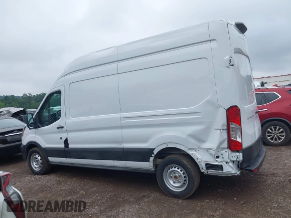 2023 Ford Transit Cargo with VIN 1FTBR1X8XPKA13479, listed as a IAAI auction lot 42608306 with 61,767 mi miles and . Bid and sale history available at DreamBid. Image 14.