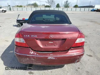 2008 Mercedes-Benz CLK 350 with VIN WDBTK56F68T089419, listed as a Copart auction lot 78423124 with 83,217 mi miles and Non Repairable. Bid and sale history available at DreamBid. Image 6.