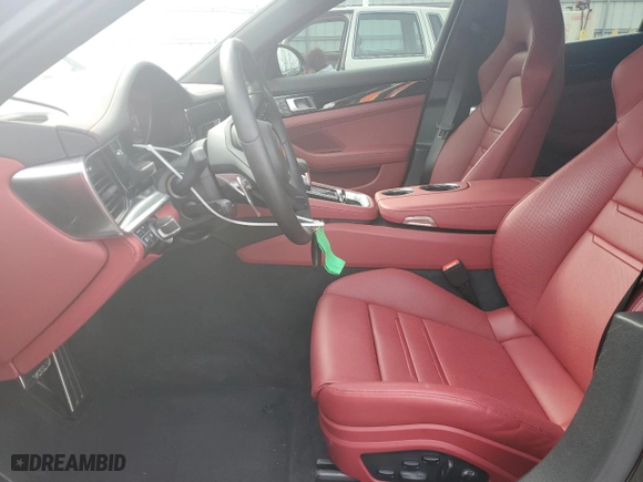 2023 Porsche Panamera S with VIN WP0AB2A70PL130052, listed as a Copart auction lot 46674545 with 12,615 mi miles and Salvage Title. Bid and sale history available at carsss.com. Image 7.