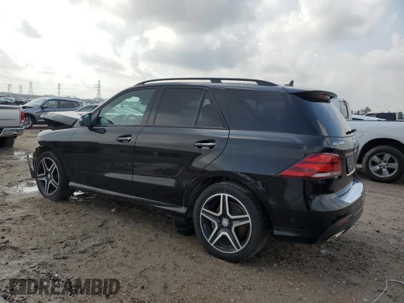 2016 Mercedes-Benz GLE 400 with VIN 4JGDA5GB8GA685769, listed as a Copart auction lot 54060705 with 54,377 mi miles and Salvage title. Bid and sale history available at DreamBid. Image 2.