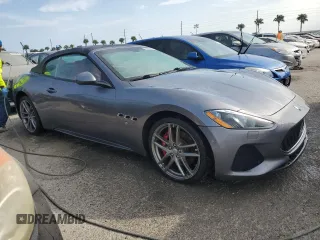 2019 Maserati GranTurismo Convertible Sport with VIN ZAM45VMAXK0345294, listed as a Copart auction lot 75258044 with 0 mi miles and Non Repairable. Bid and sale history available at carsss.com. Image 4.