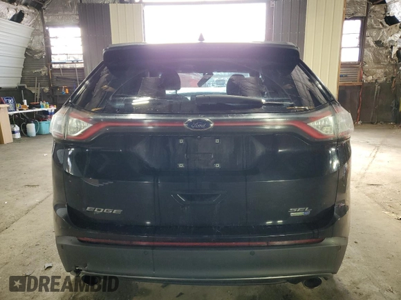2018 Ford Edge SEL with VIN 2FMPK4J95JBB02371, listed as a Copart auction lot 50454135 with 128,576 mi miles and Salvage Title. Bid and sale history available at carsss.com. Image 6.