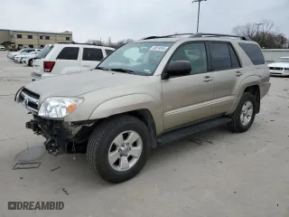 2005 Toyota 4Runner SR5 with VIN JTEZU14R750059821, listed as a Copart auction lot 89018555 with 117,173 mi miles and Salvage Title. Bid and sale history available at carsss.com. Image 1.