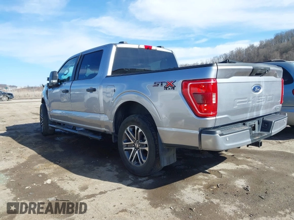 2021 Ford F-150 XL with VIN 1FTEW1EP2MFC44056, listed as a IAAI auction lot 41716105 with 58,979 mi miles and . Bid and sale history available at DreamBid. Image 3.