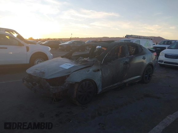 2015 Kia Optima SXL Turbo with VIN 5XXGR4A62FG506984, listed as a IAAI auction lot 40662064 with Not Provided miles and . Bid and sale history available at DreamBid. Image 2.